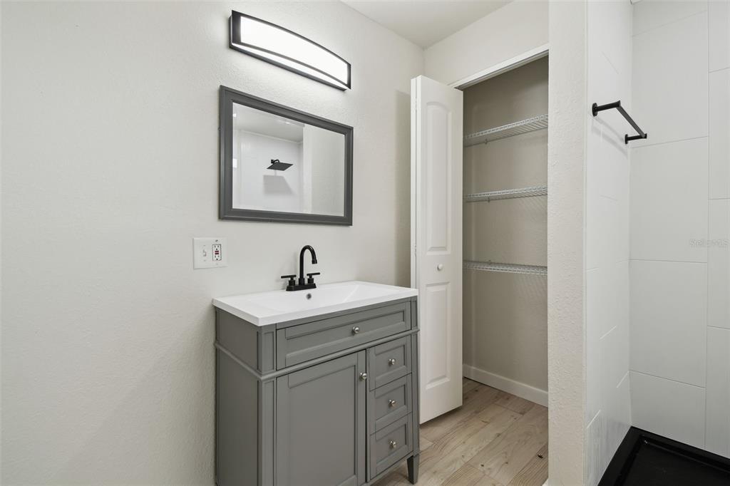 3414 Lindsey Street Dover, FL 33527 - Photo 26 of 45 a bathroom with a sink toilet and mirror