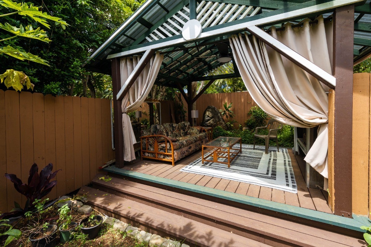 3590 Moloaa Road Kilauea, HI 96754 - Photo 13 of 22 a view of outdoor space with seating area