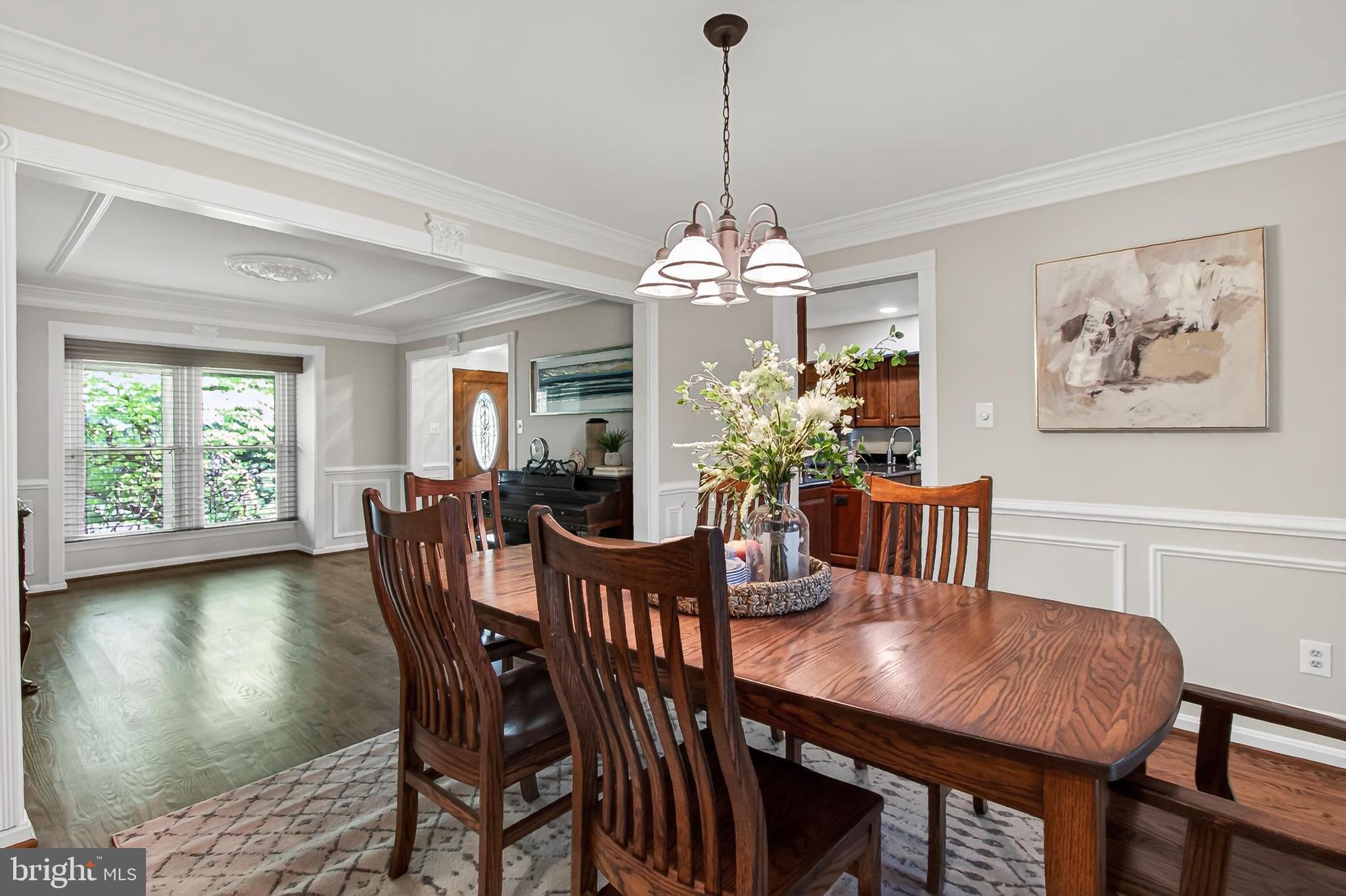 15117 Philip Lee Road Chantilly, VA 20151 - Photo 13 of 80 a view of a dining room with furniture window and outside view