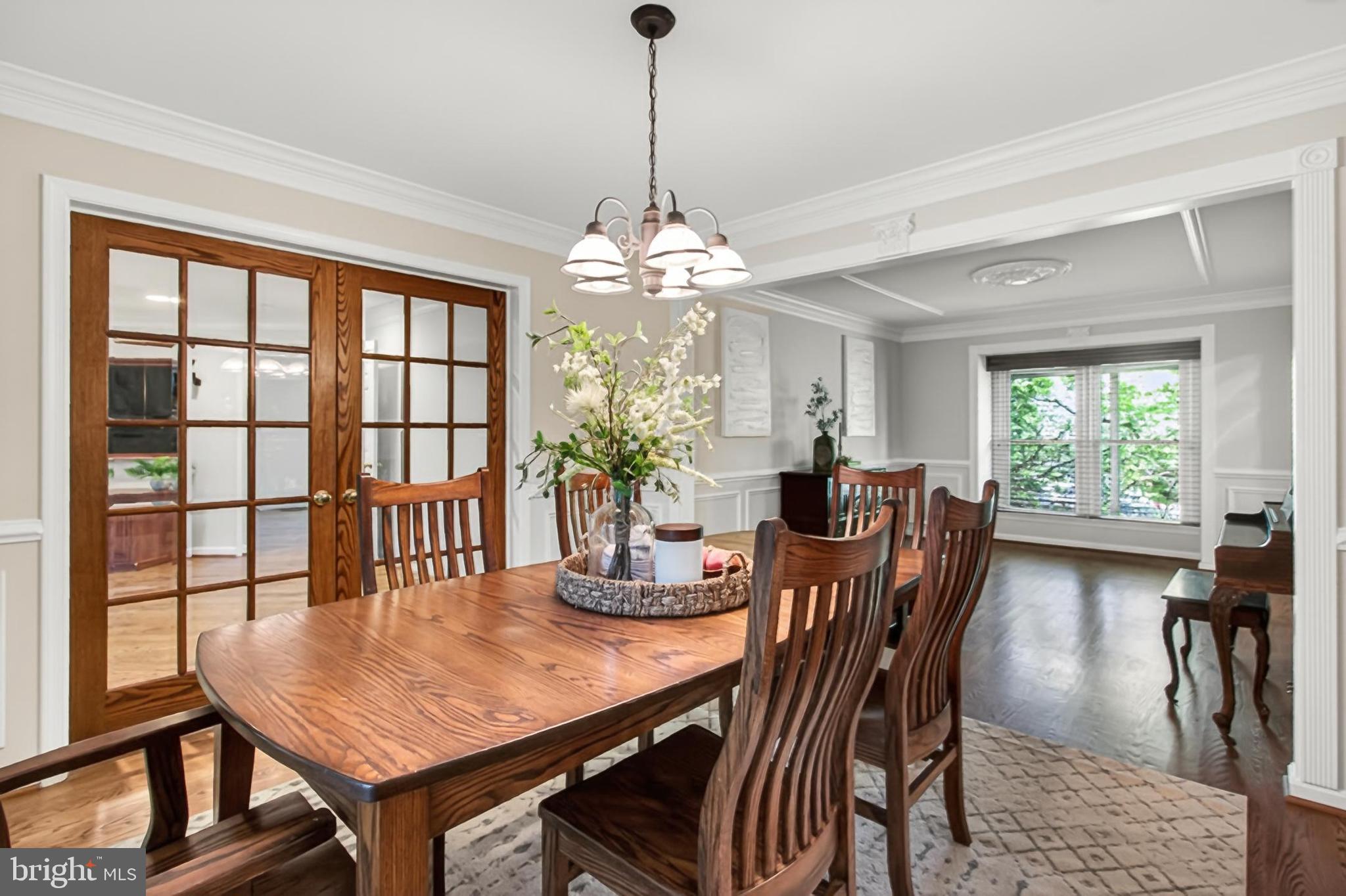 15117 Philip Lee Road Chantilly, VA 20151 - Photo 14 of 80 a dining room with furniture window and wooden floor