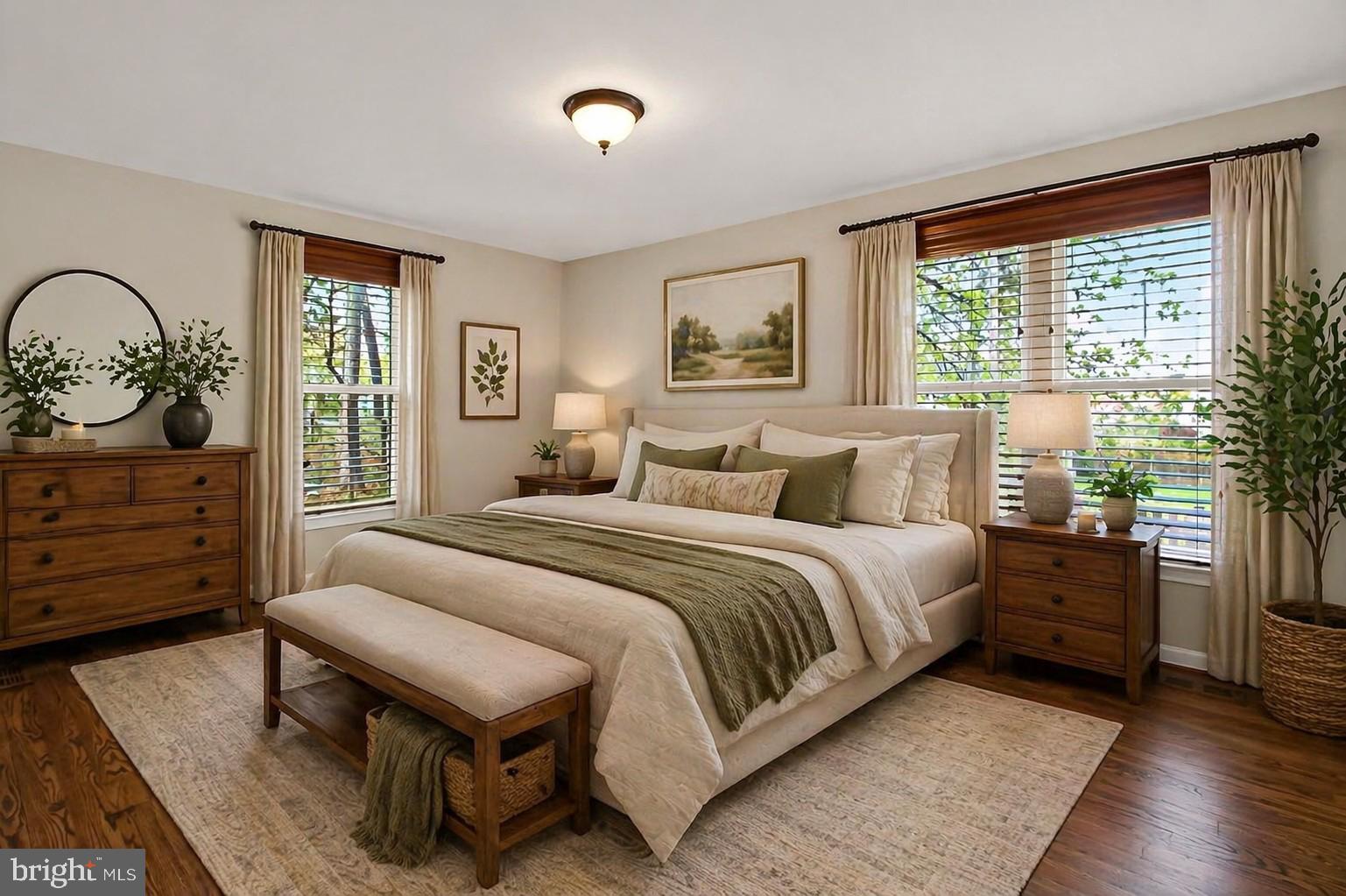 15117 Philip Lee Road Chantilly, VA 20151 - Photo 35 of 71 a bedroom with a bed and wooden floor