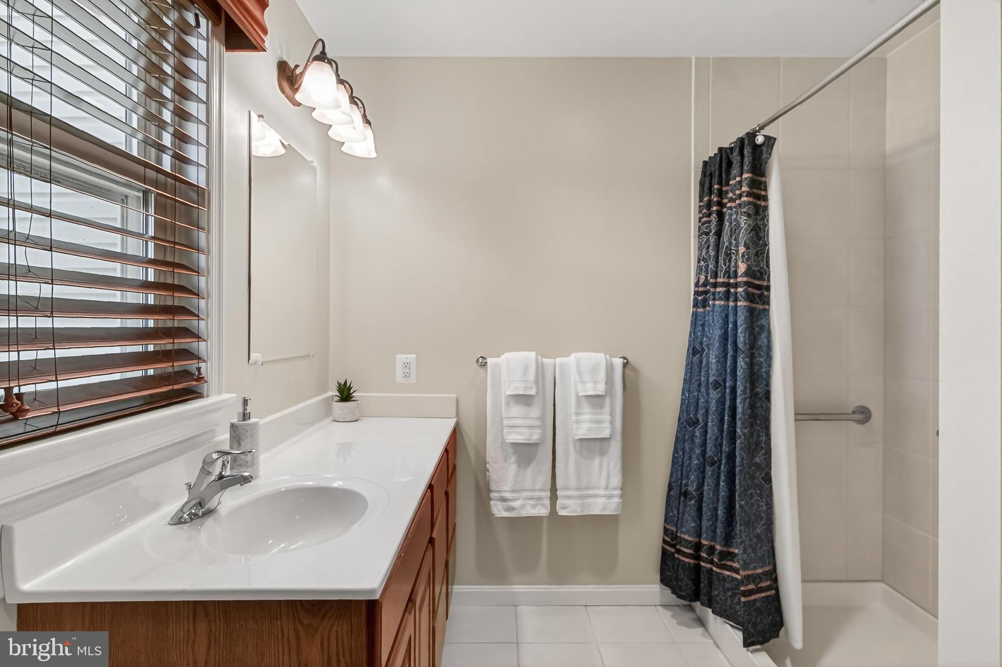 15117 Philip Lee Road Chantilly, VA 20151 - Photo 43 of 80 a bathroom with a sink and a mirror