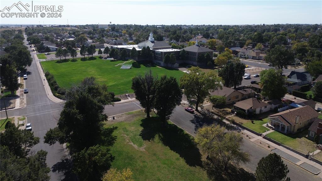 621 Edison Avenue La Junta, CO 81050 - Photo 30 of 30 an aerial view of a houses with outdoor space