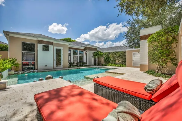 a view of yard with patio