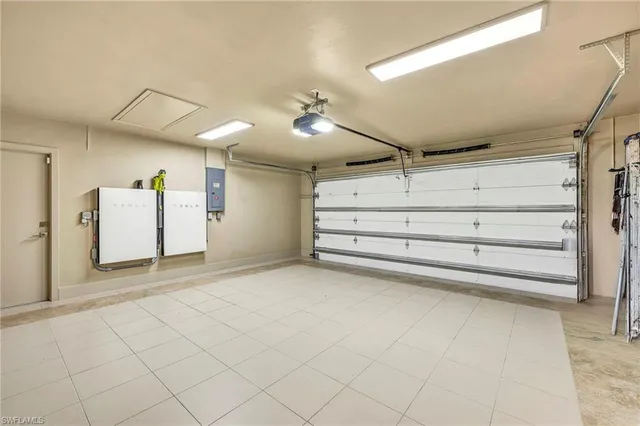 a view of room with cabinets