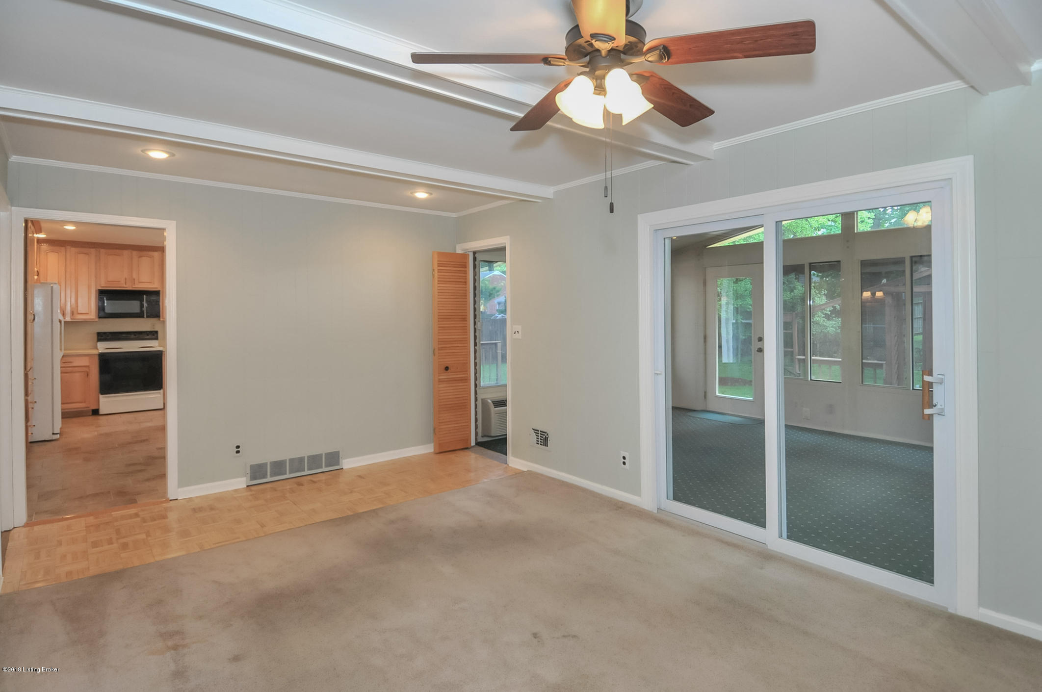 509 Moser Road Louisville, KY 40243 - Photo 21 of 54 family room view to kitchen & Florida room