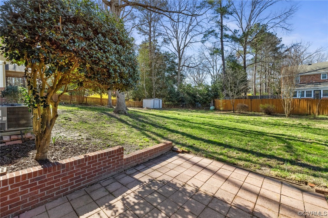 4008 Belspring Road Chester, VA 23831 - Photo 31 of 35 a view of a backyard with large trees