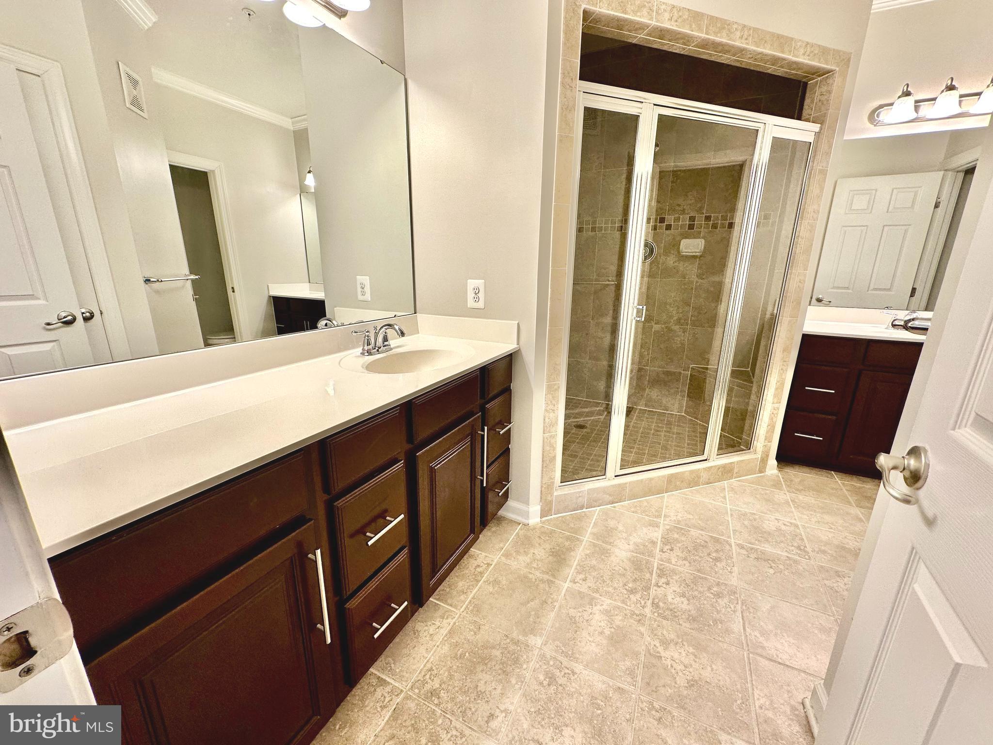 3606 Holborn Place Frederick, MD 21704 - Photo 24 of 30 a bathroom with a sink a vanity and a mirror