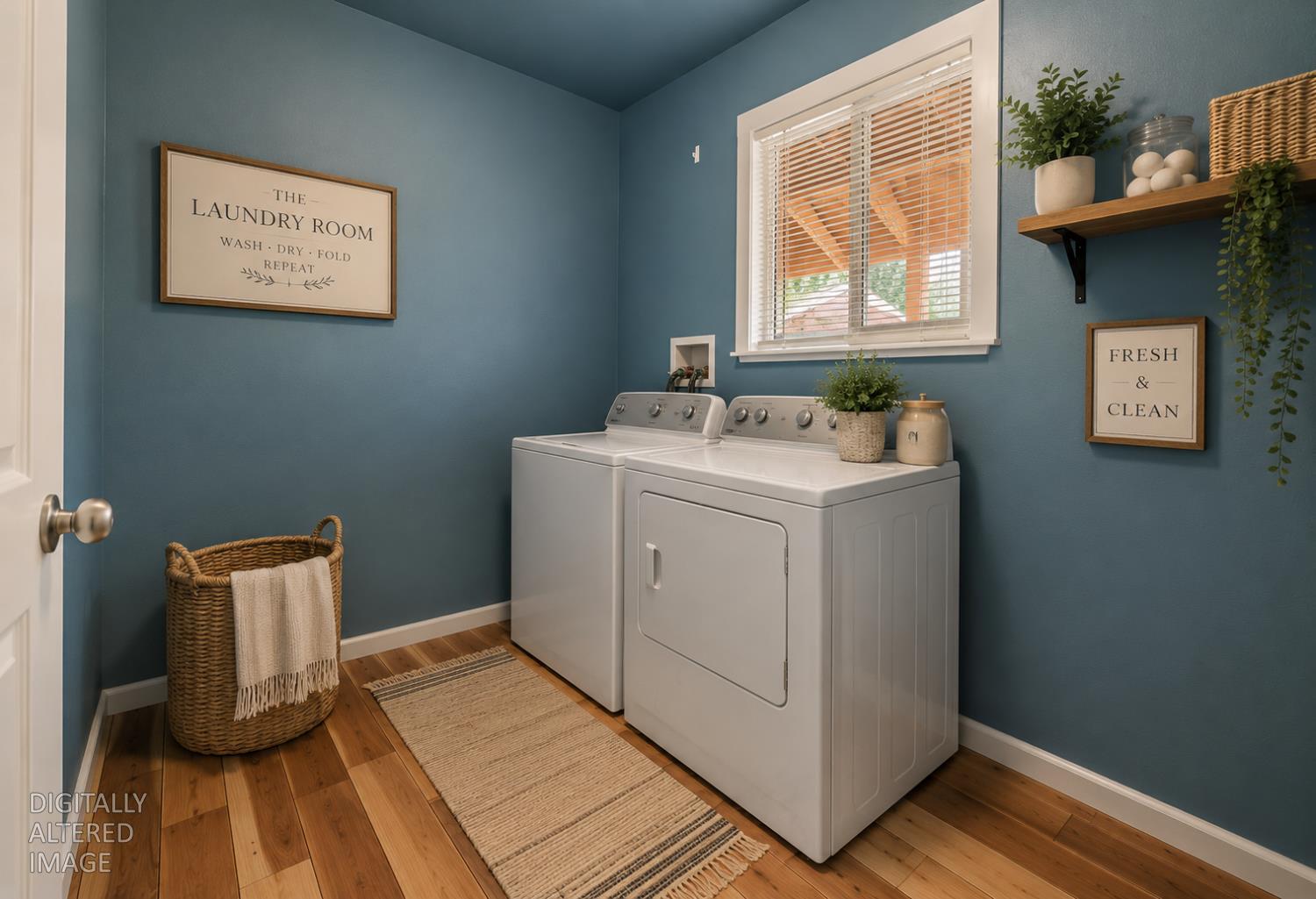 30 A Street Modesto, CA 95357 - Photo 10 of 29 Digitally staged laundry room