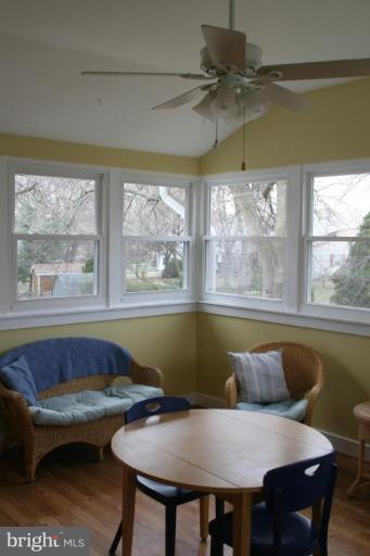 5705 Ashfield Road Alexandria, VA 22315 - Photo 11 of 28 a view of a dining room with furniture window and outside view