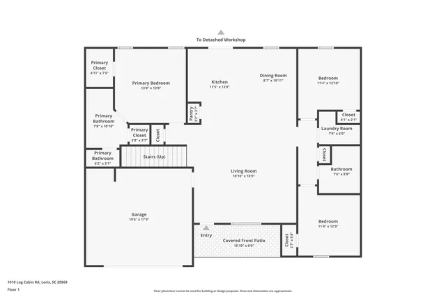 $420,000 | 1010 Log Cabin Road, Loris, SC 29569