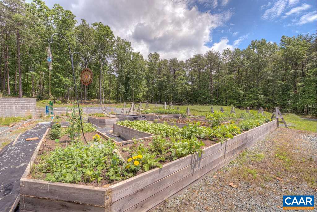2959 Martin Kings Road Charlottesville, VA 22902 - Photo 35 of 44 a view of a garden with a bench in the patio