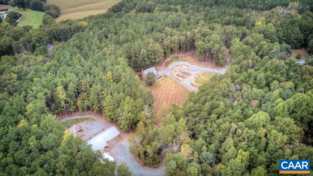 2959 Martin Kings Road Charlottesville, VA 22902 - Photo 42 of 44 an aerial view of residential house with outdoor space and trees all around