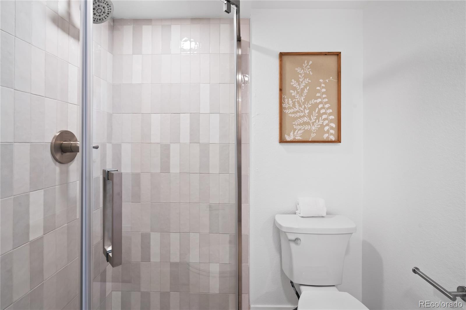 7921 Raleigh Street Westminster, CO 80030 - Photo 36 of 43 a bathroom with a toilet and a shower