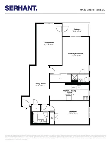 $685,000 | 9425 Shore Road, Unit 6C | Bay Ridge