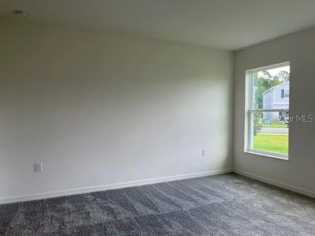 an empty room with window