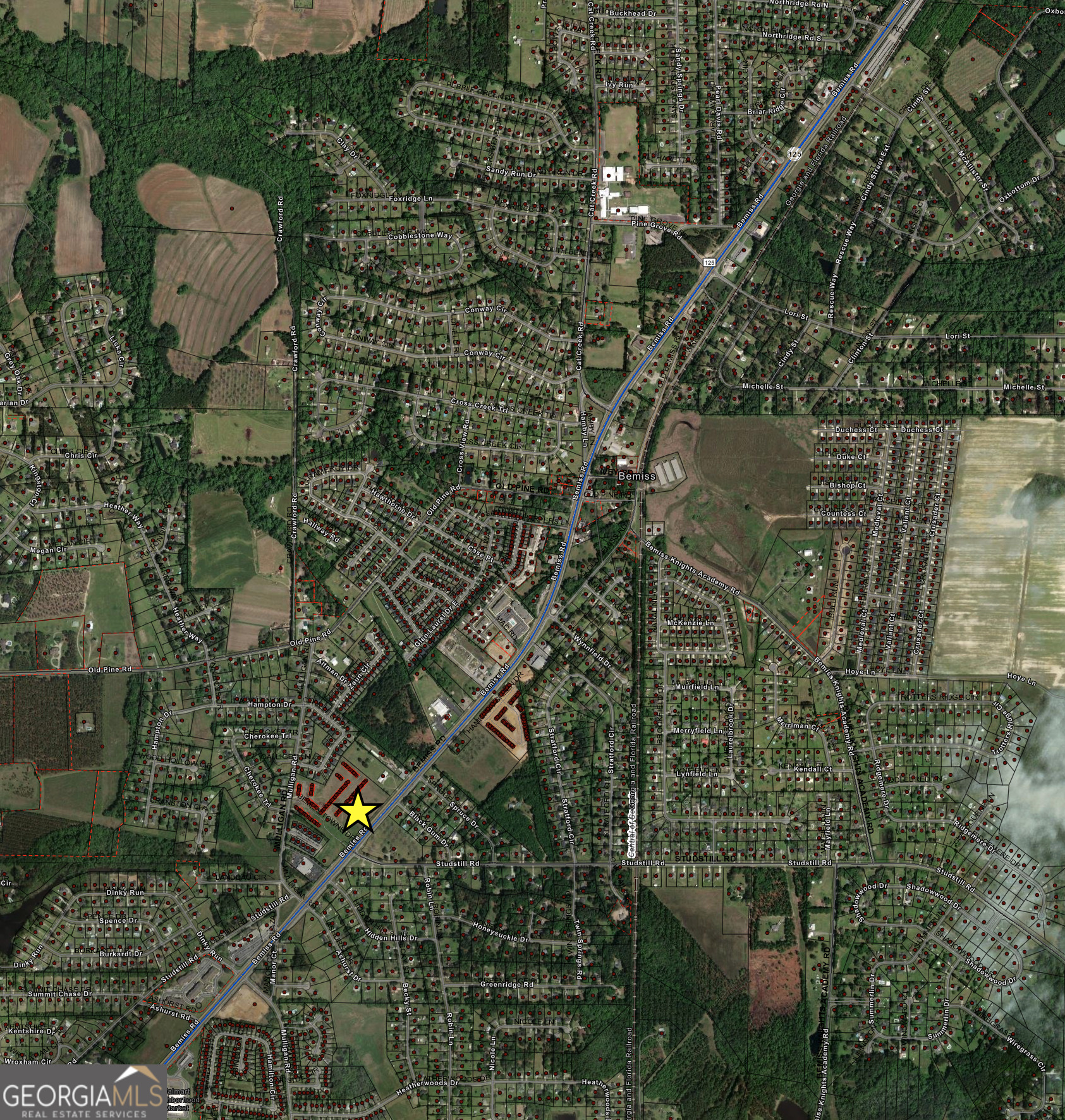 4475 Bemiss Road Valdosta, GA 31605 - Photo 2 of 12 an aerial view of a residential houses with outdoor space