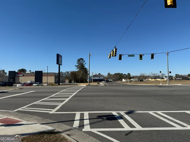a view of a city street view