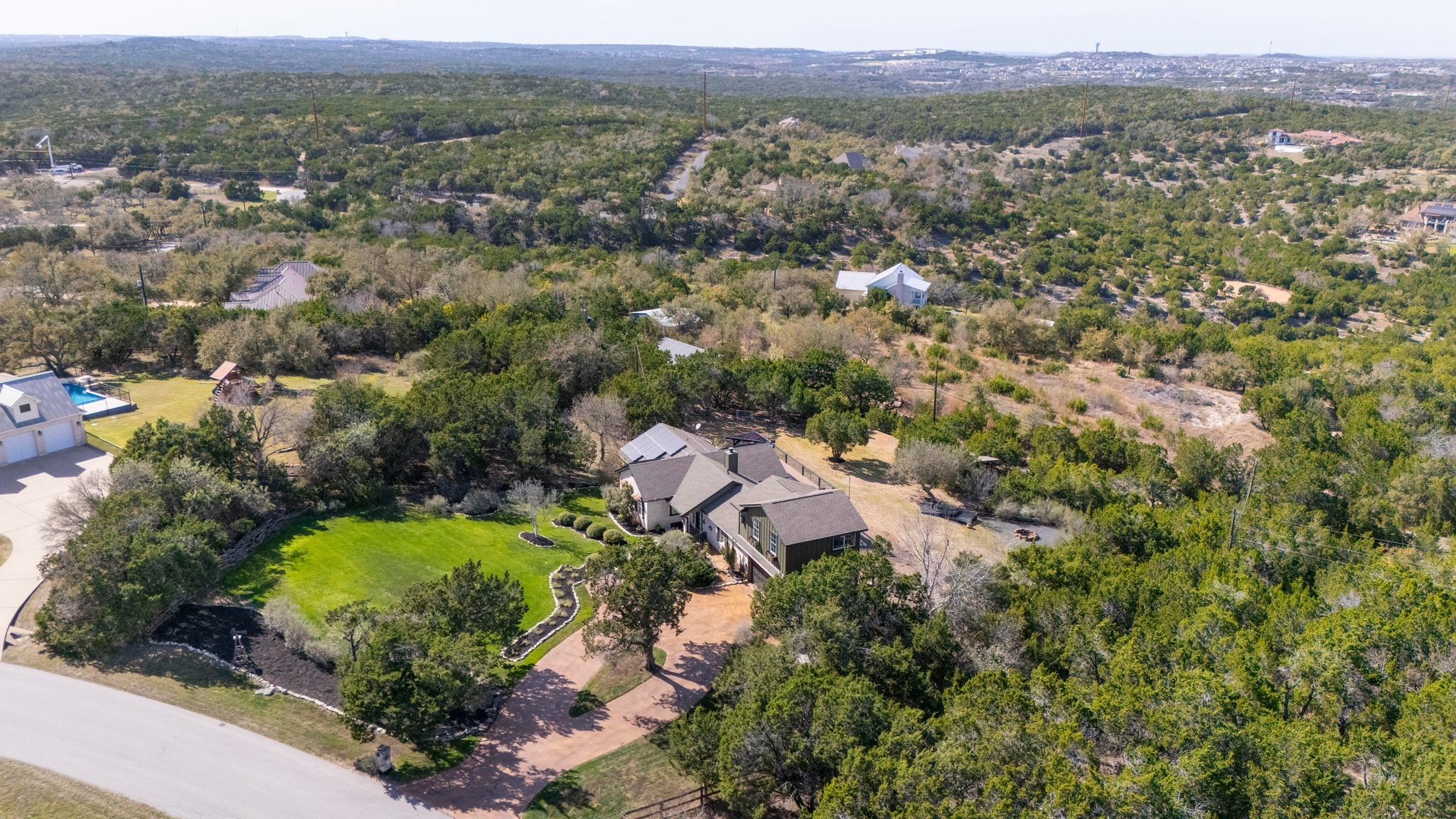 13602 Couri Pass Austin, TX 78738 - Photo 34 of 36 an aerial view of multiple house
