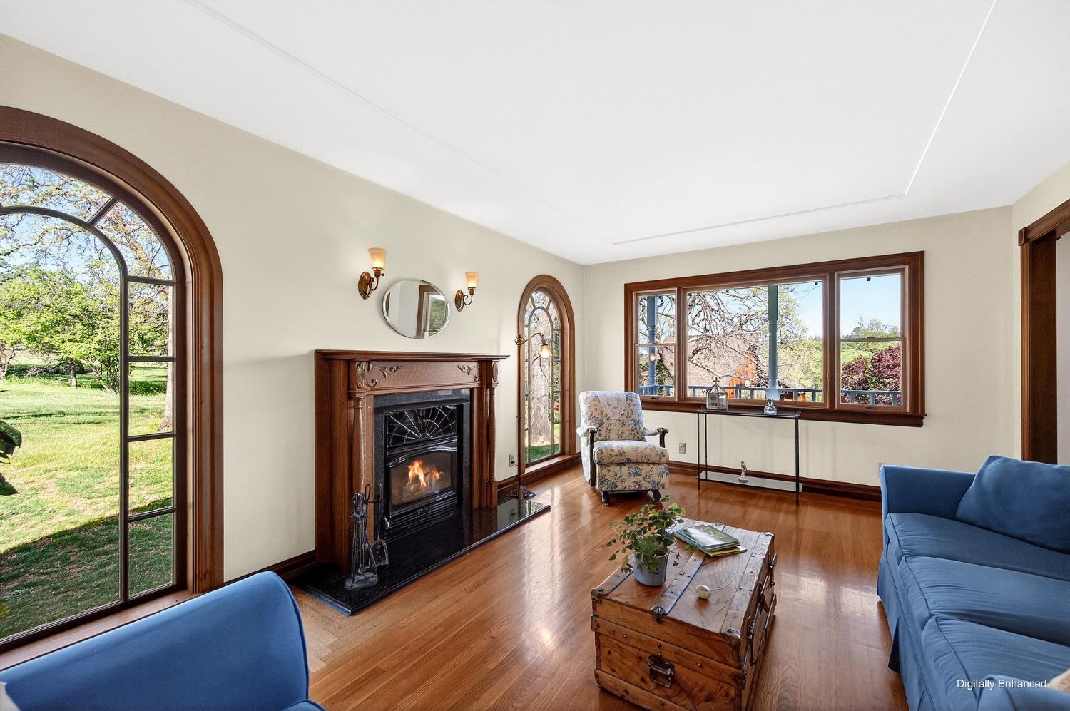 10800 Pickle Barrel Road Auburn, CA 95602 - Photo 11 of 82 a living room with furniture and a fireplace