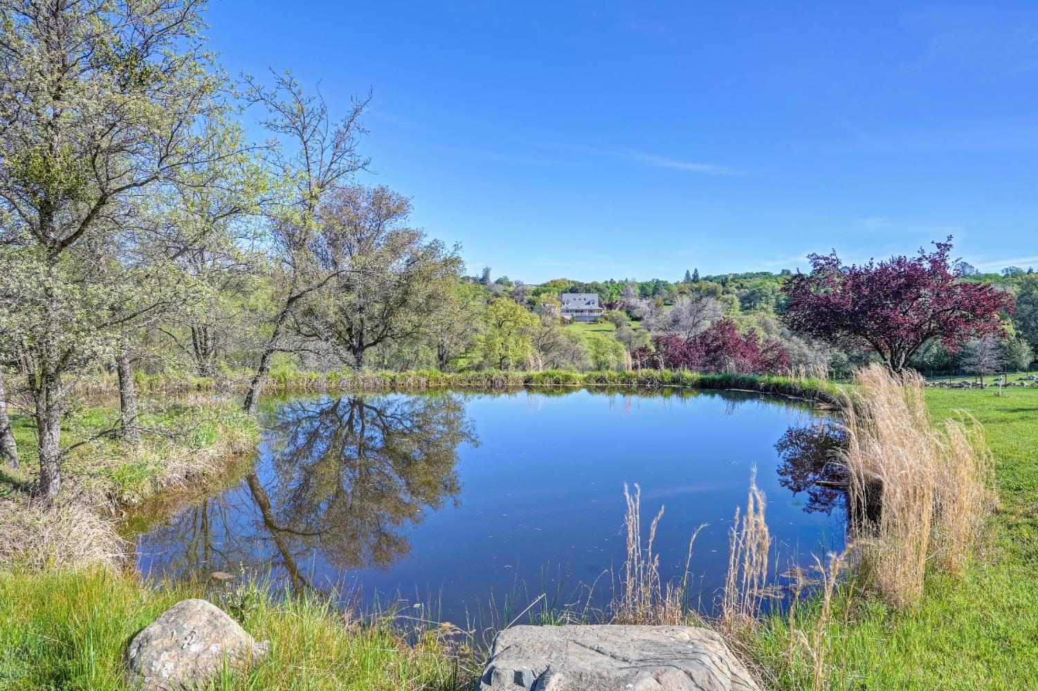 10800 Pickle Barrel Road Auburn, CA 95602 - Photo 50 of 82 a view of a lake with a mountain in the background