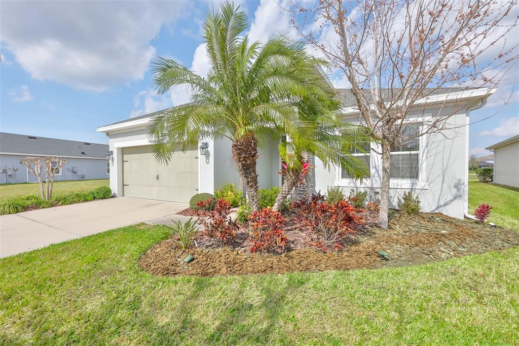 5418 Silver Sun Drive Apollo Beach, FL 33572 - Photo 4 of 65 a front view of a house with garden