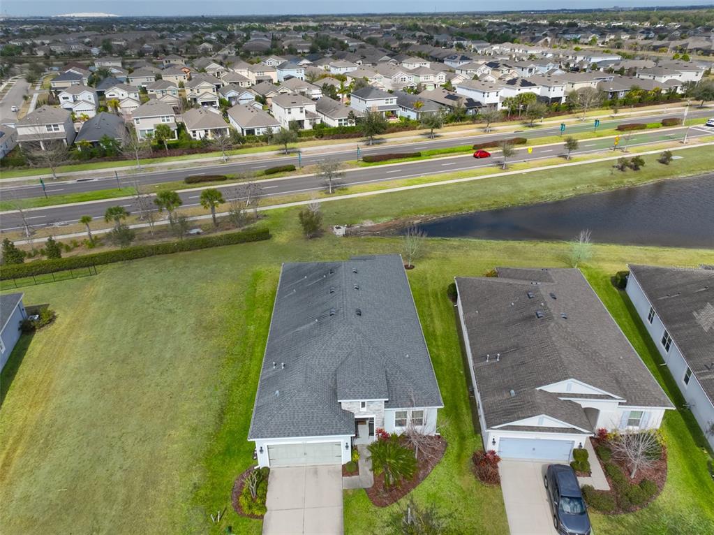 5418 Silver Sun Drive Apollo Beach, FL 33572 - Photo 5 of 65 an aerial view of a house with a ocean view