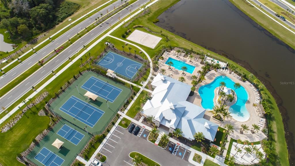5418 Silver Sun Drive Apollo Beach, FL 33572 - Photo 57 of 65 an aerial view of a house
