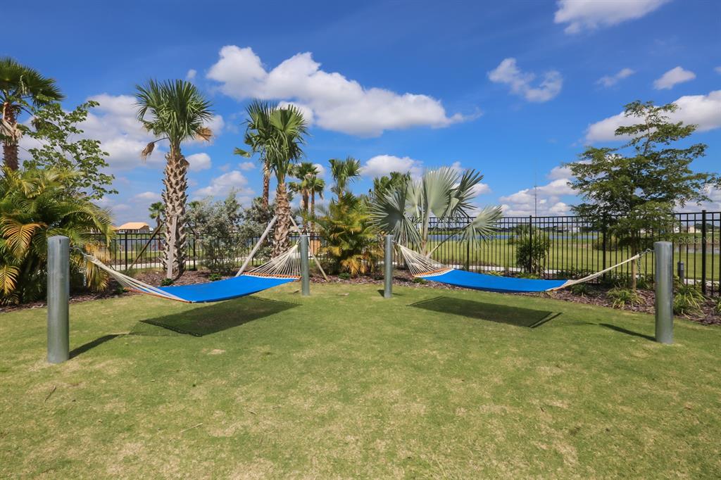 5418 Silver Sun Drive Apollo Beach, FL 33572 - Photo 63 of 65 a view of a swimming pool with a bench in front of house