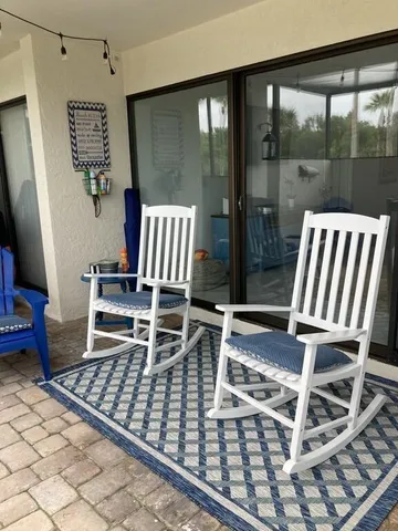 a chair and a table in a room