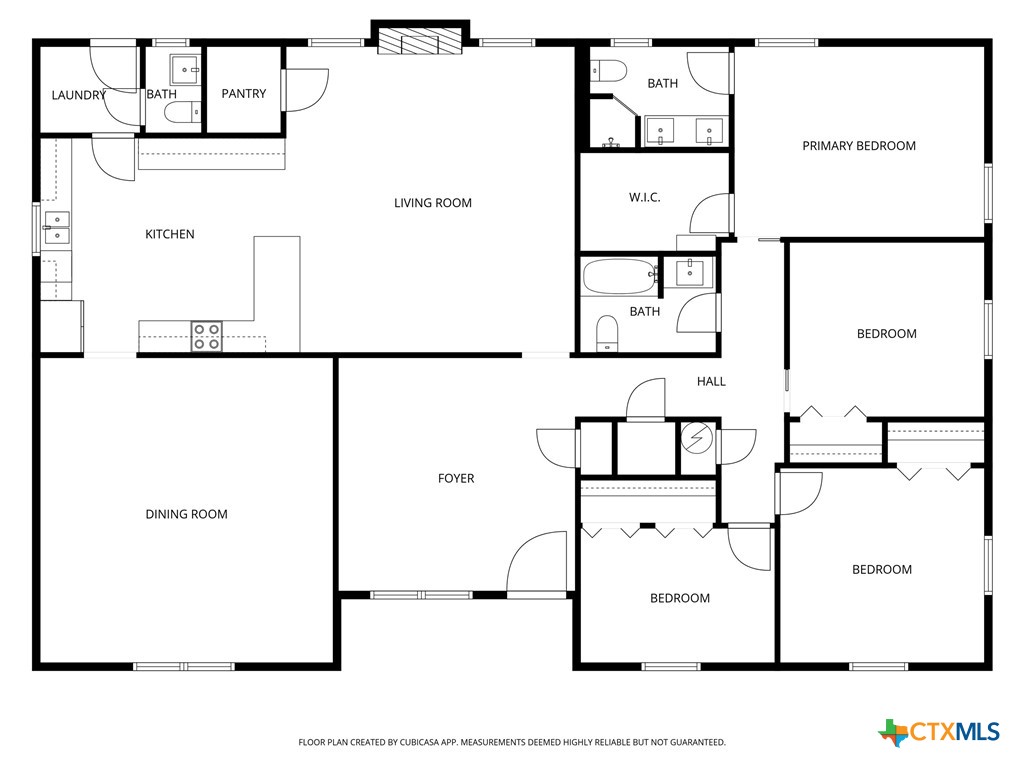 6950 Stallion Road Temple, TX 76501 - Photo 41 of 41 a picture of a room with a white wall and a refrigerator