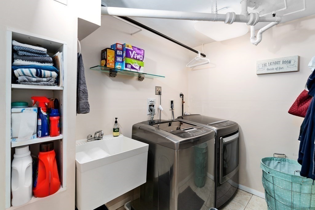 1 Bow Street Wellesley, MA 02481 - Photo 25 of 37 a utility room with dryer and washer