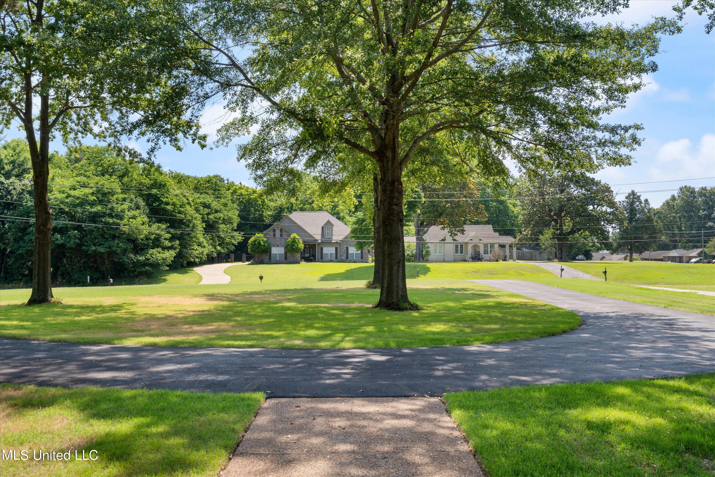 Newly paved circle driveway!