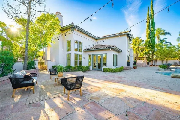 a view of a house with patio