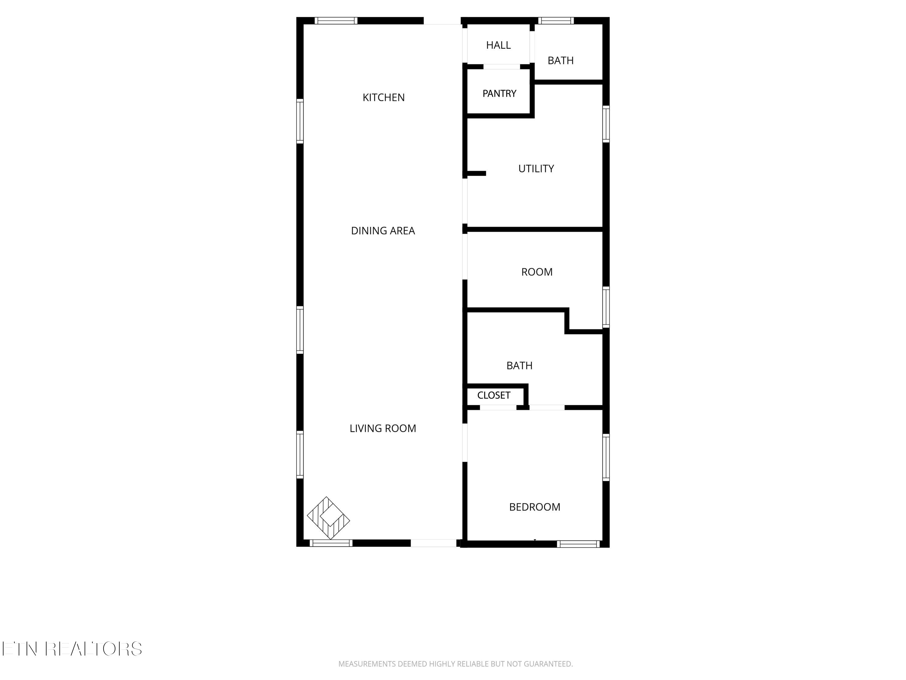 365 County Road 38 Riceville, TN 37370 - Photo 33 of 33 361 Cr38 Floorplan without dim