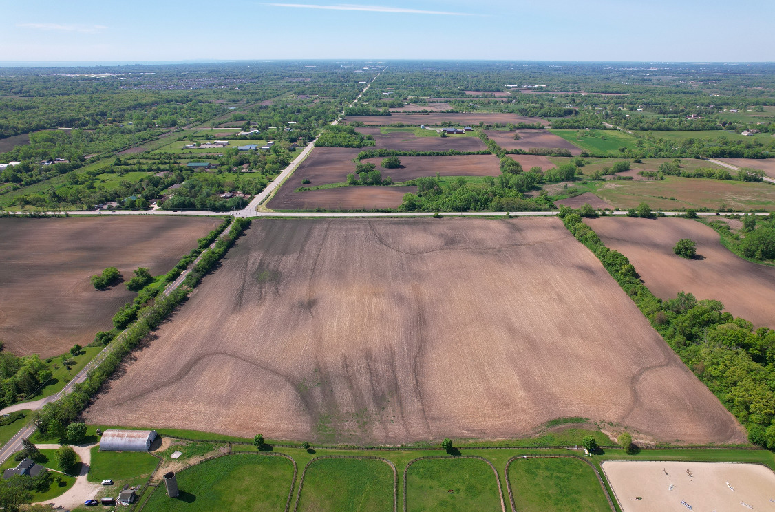 41616 North Delany Road Wadsworth, IL 60099 - Photo 12 of 37 an aerial view of a house