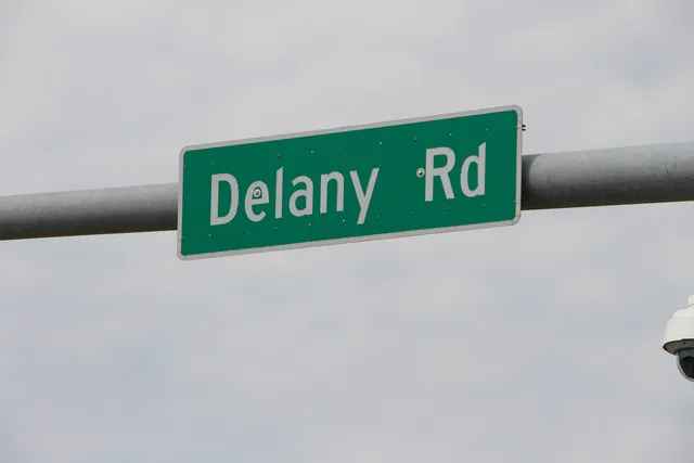 a close up of a street sign