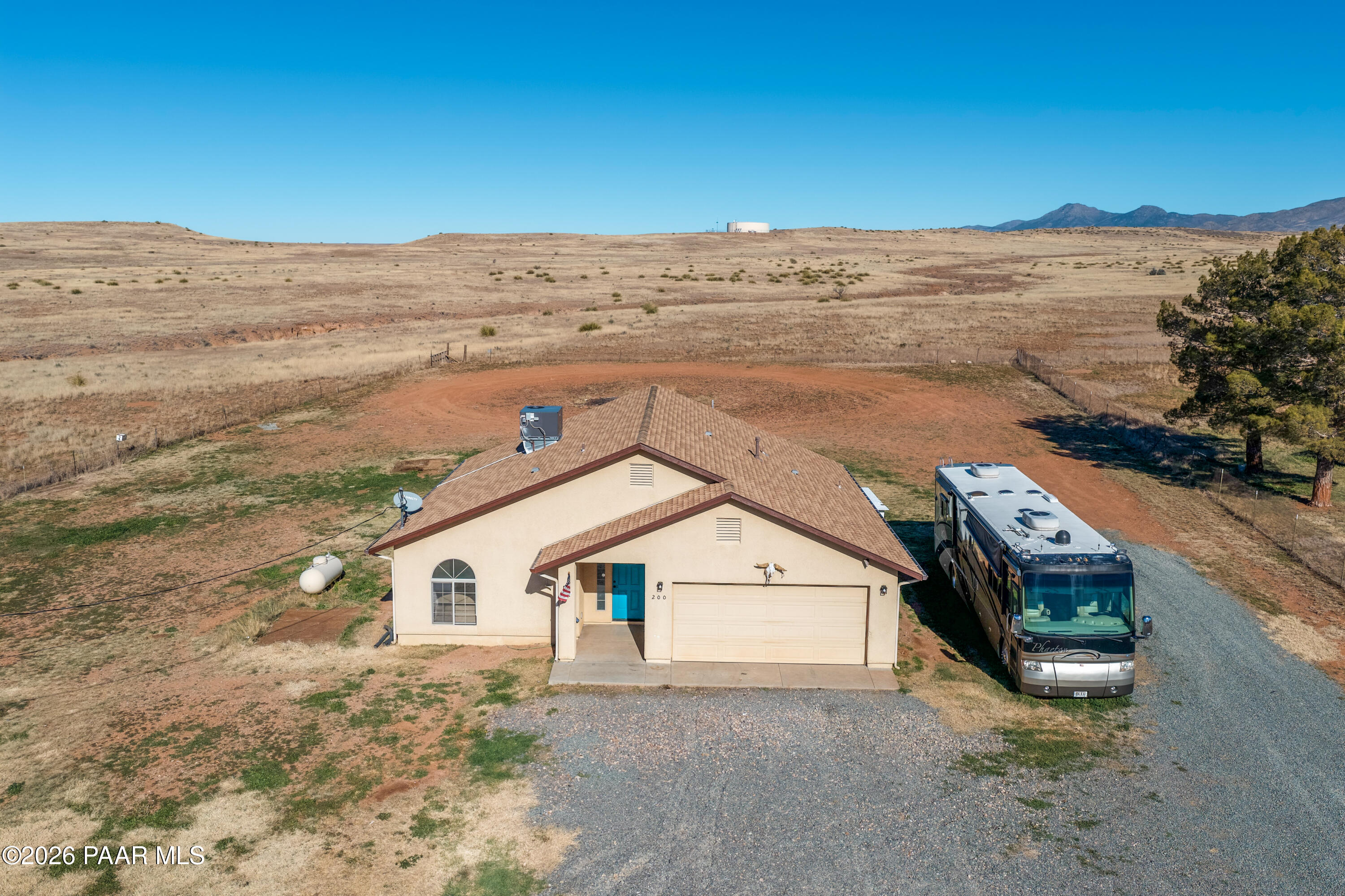 200 North Outback Road Dewey, AZ 86327 - Photo 26 of 34 a view of a house with a mountain