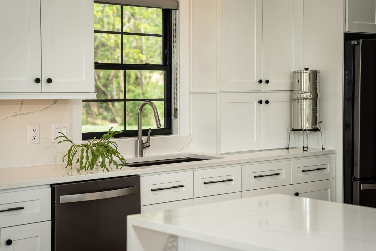 130 Millview Drive Bridgewater, VA 22812 - Photo 38 of 74 a kitchen with granite countertop white cabinets and a sink