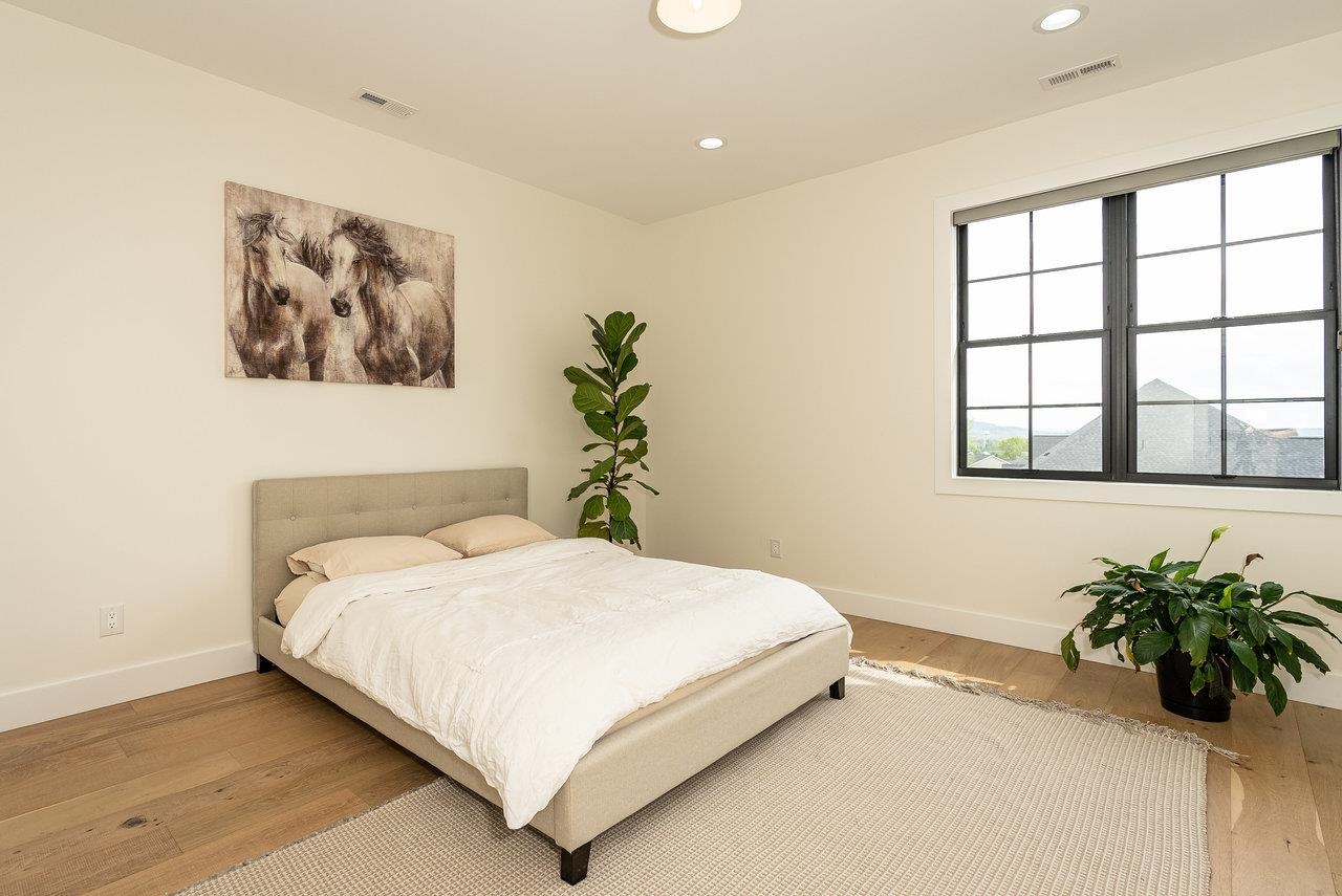 130 Millview Drive Bridgewater, VA 22812 - Photo 73 of 74 a bedroom with a bed and a potted plant