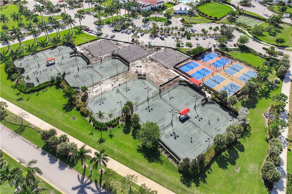 8912 Nevis Way Naples, FL 34112 - Photo 44 of 45 Bird's eye view of Tennis and Pickleball Courts