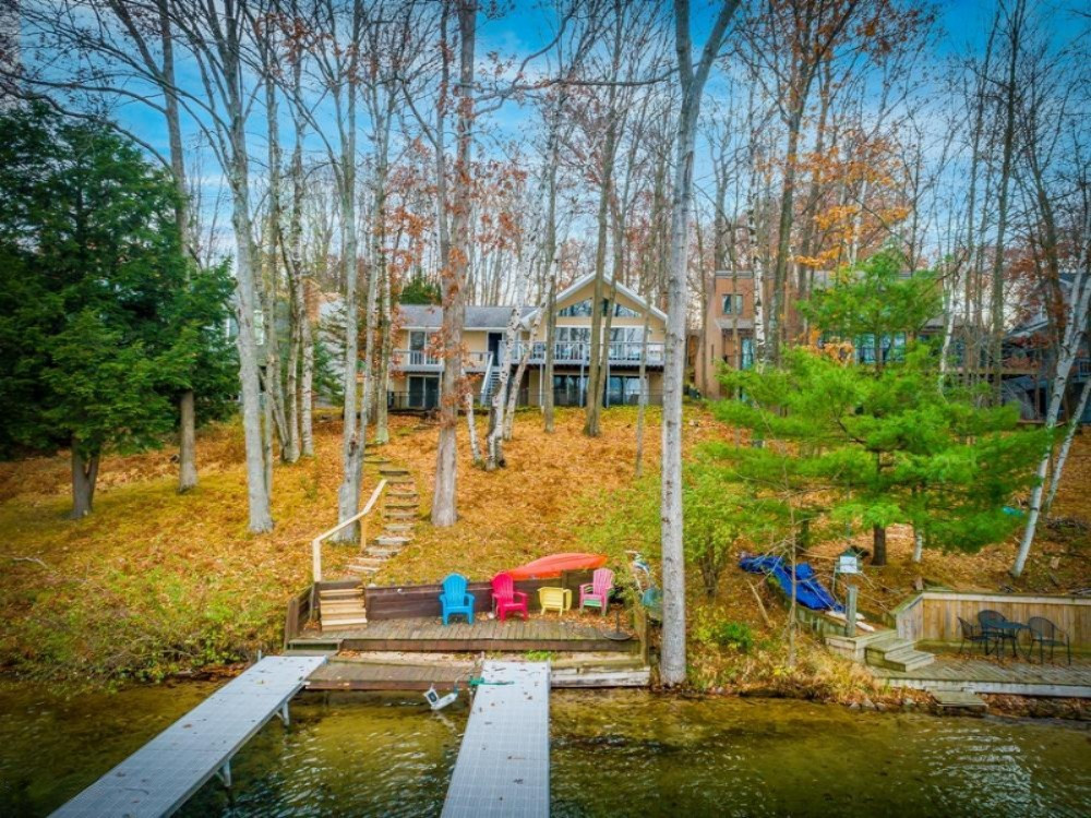 11294 Alpine Road Canadian Lakes, MI 49346 - Photo 26 of 31 26 View from lake