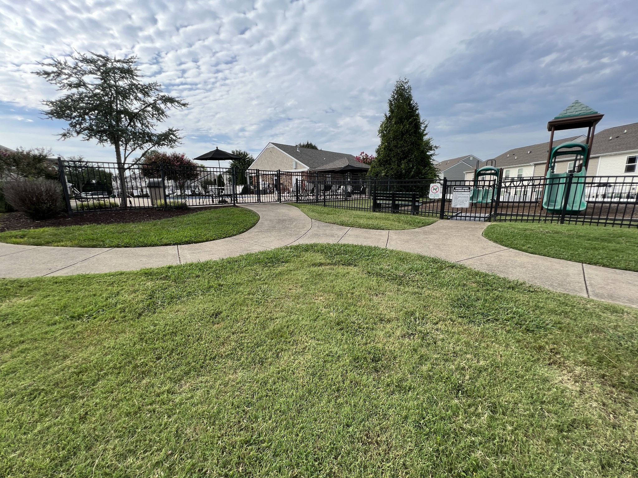 1040 Wells Way Spring Hill, TN 37174 - Photo 32 of 36 a view of yard with swimming pool and green space
