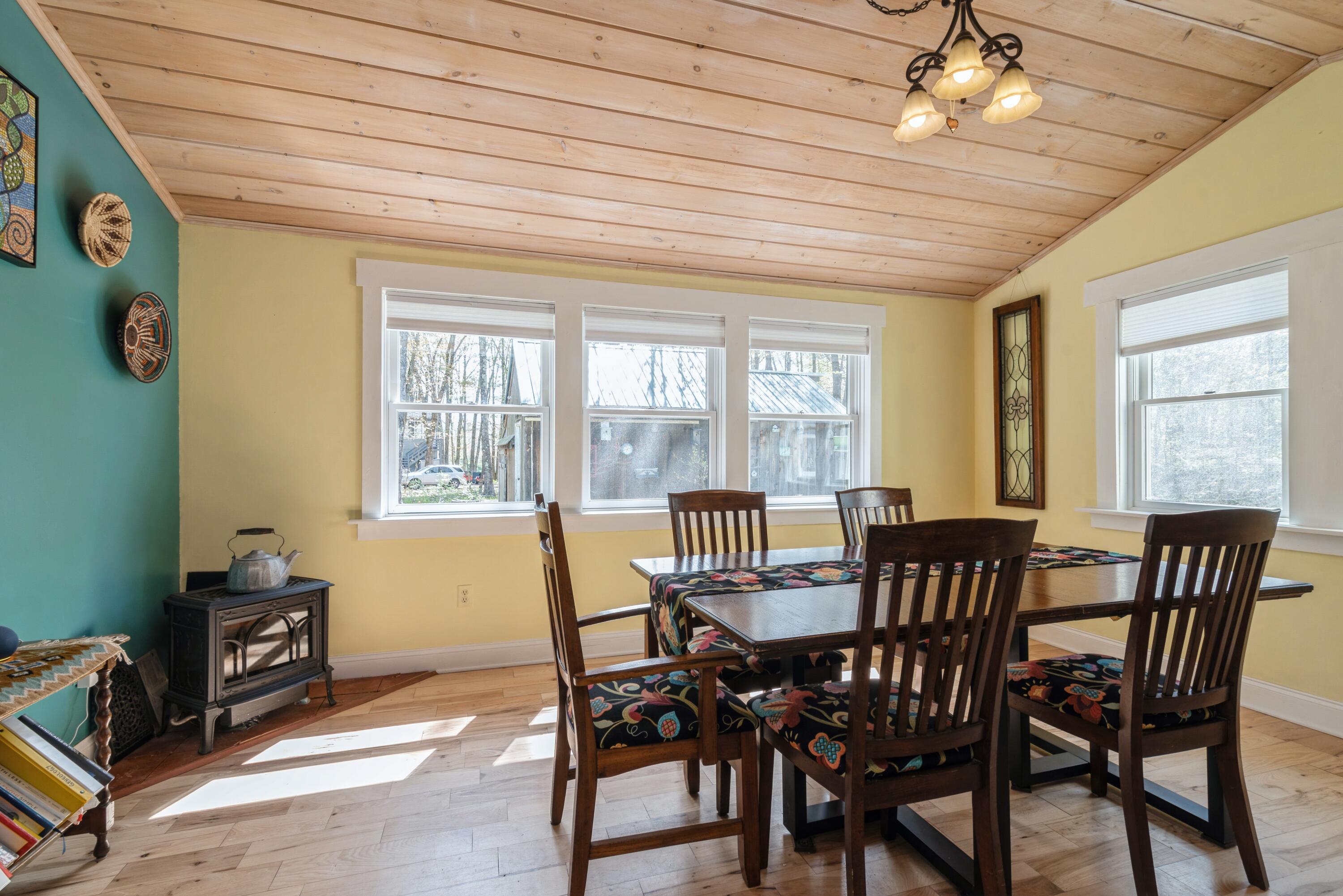65 Waterhouse Road Dayton, ME 04005 - Photo 9 of 42 Dining Room w: Jotul Propane Stove