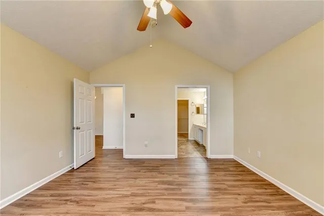 wooden floor in an empty room