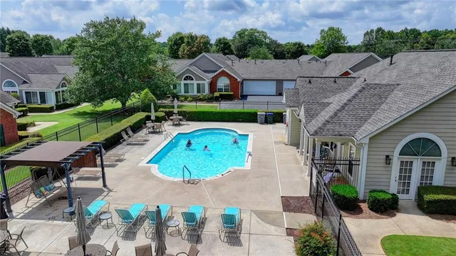 a view of a house with a garden