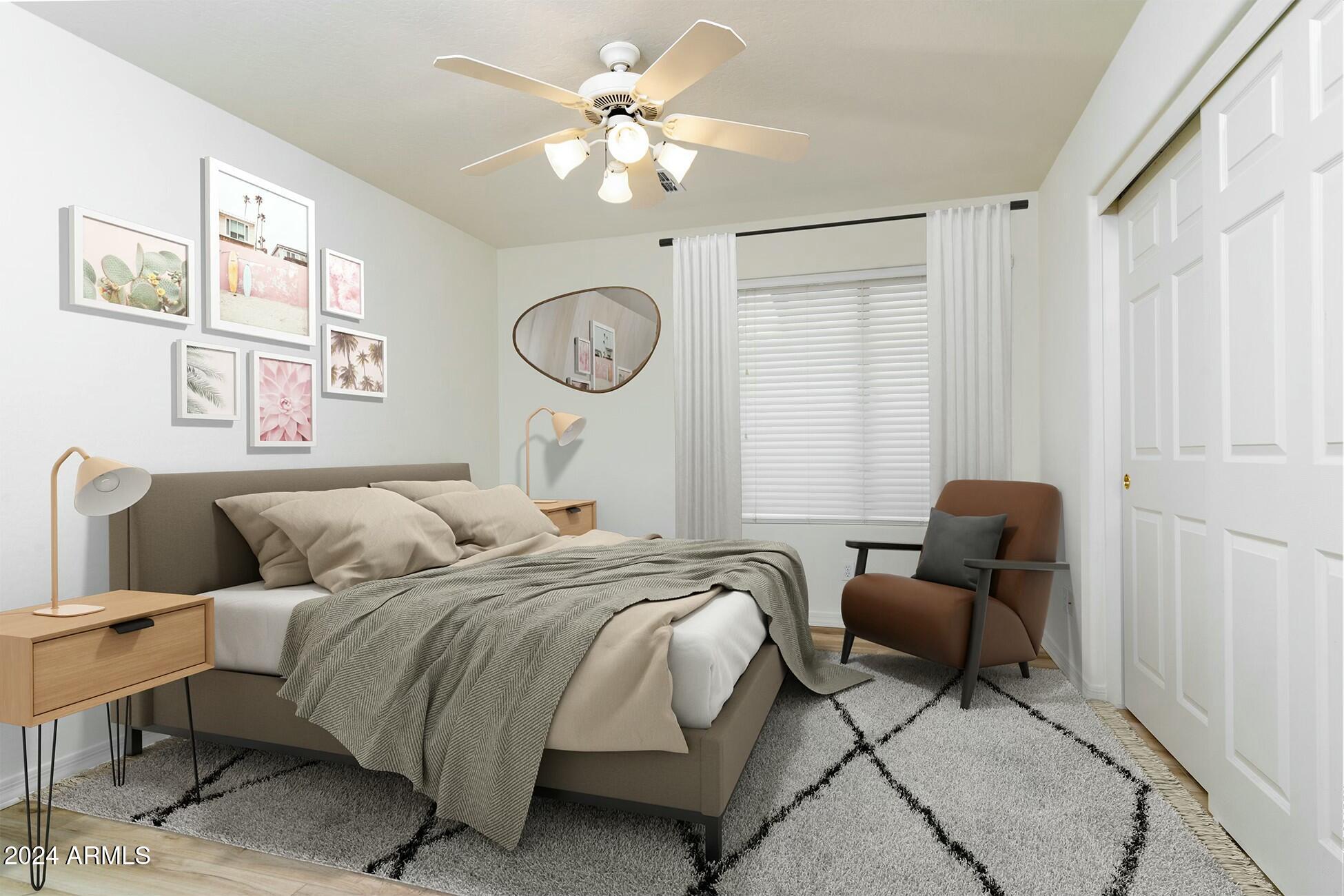 10169 East Dinosaur Ridge Road Gold Canyon, AZ 85118 - Photo 33 of 43 Virtual staged middle bedroom