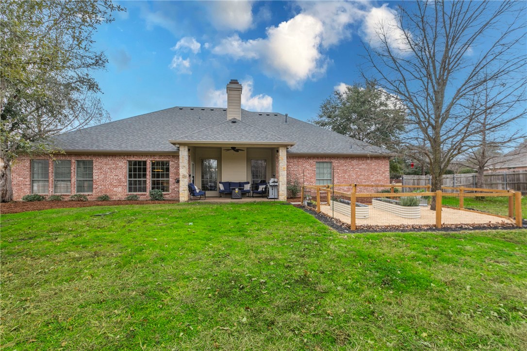 1031 Briar Glen Circle McGregor, TX 76657 - Photo 37 of 41 a view of a house with a yard porch and sitting area
