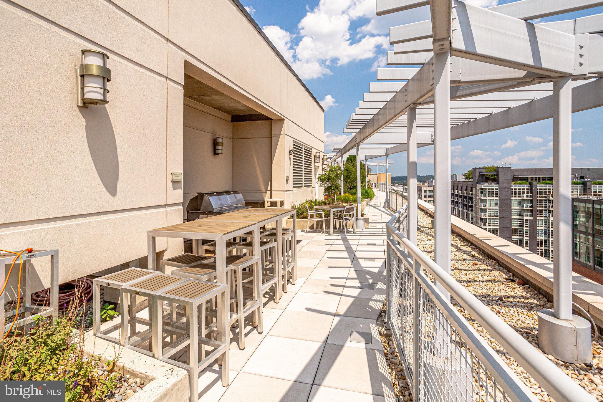 1025 First Street Southeast, Unit 1406 Washington, DC 20003 - Photo 33 of 44 Wrap-around terrace for entertaining