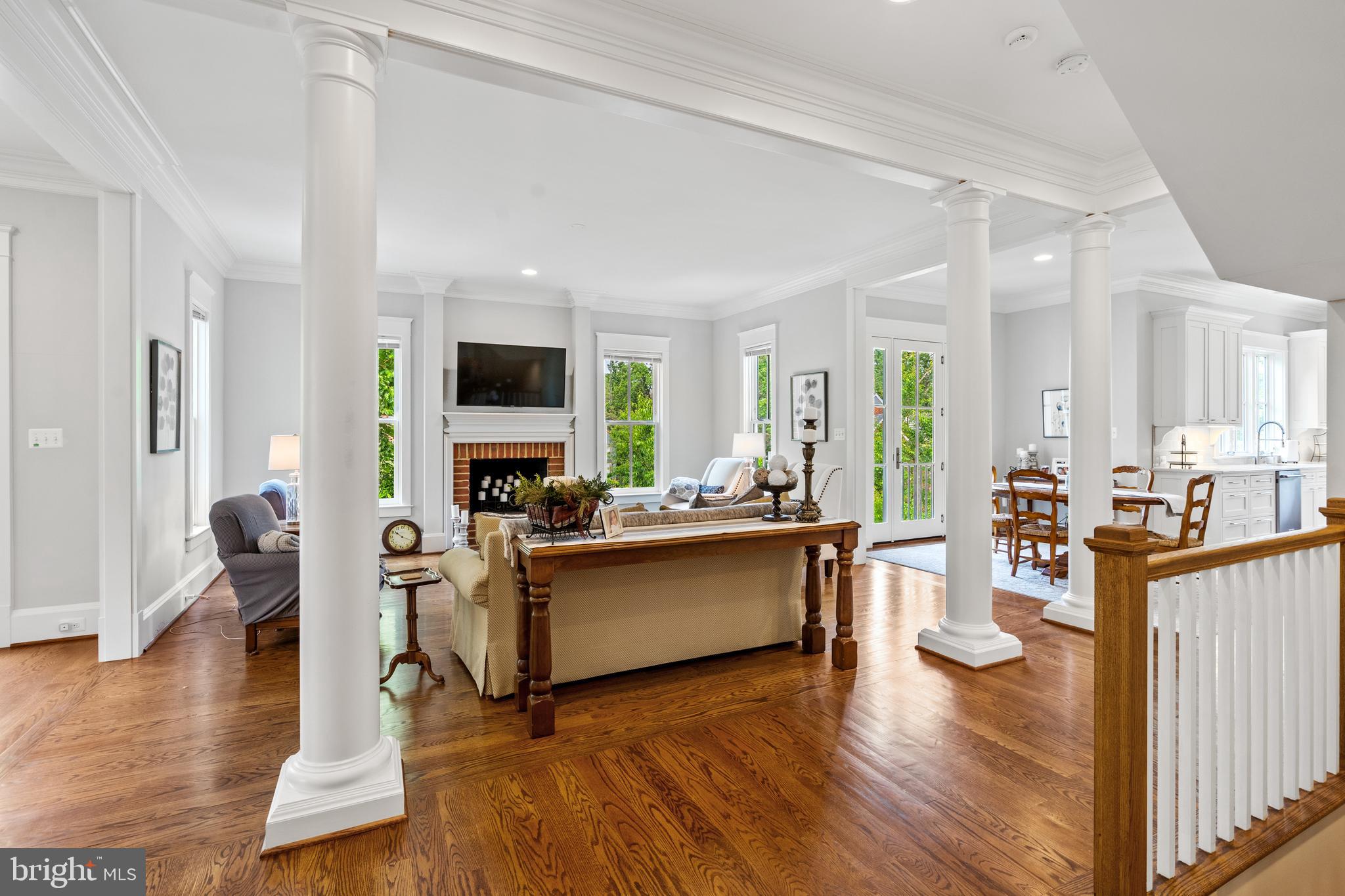 2436 Ridge Rd Drive Alexandria, VA 22302 - Photo 9 of 80 Living Room with fireplace